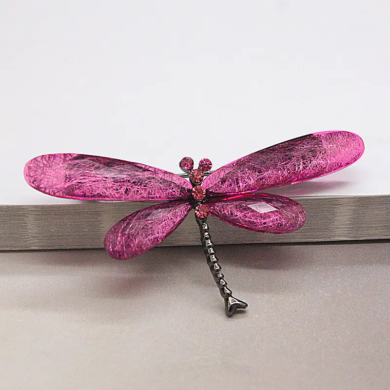 Chic Euro-American Dragonfly Brooch