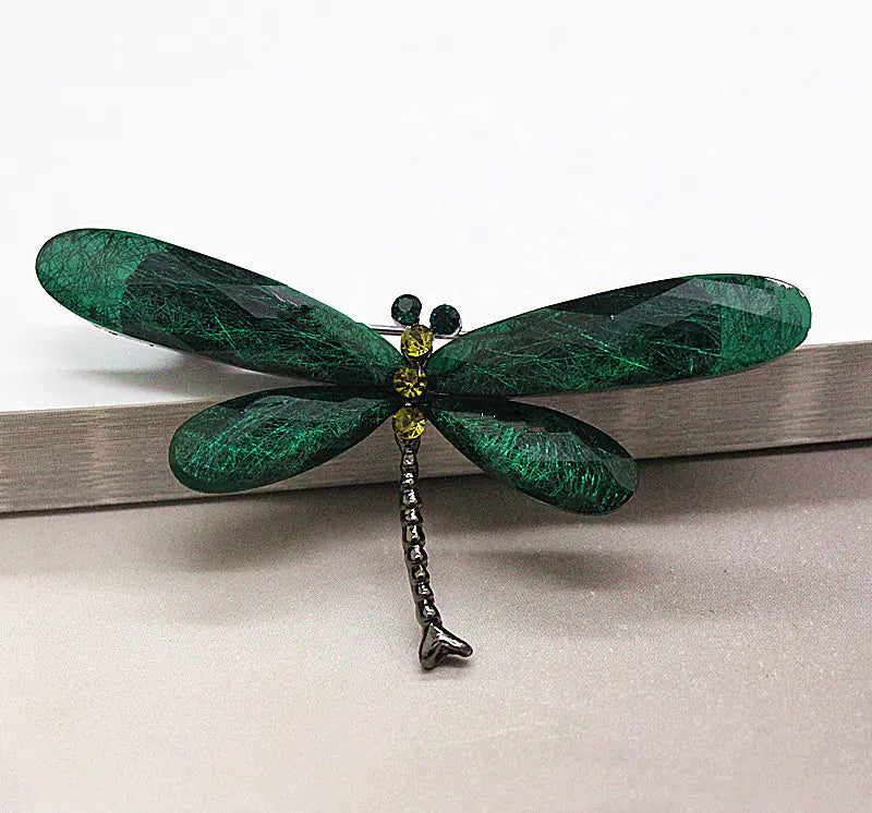 Chic Euro-American Dragonfly Brooch