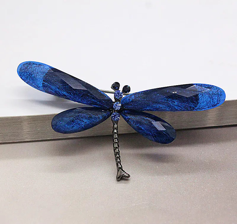Chic Euro-American Dragonfly Brooch